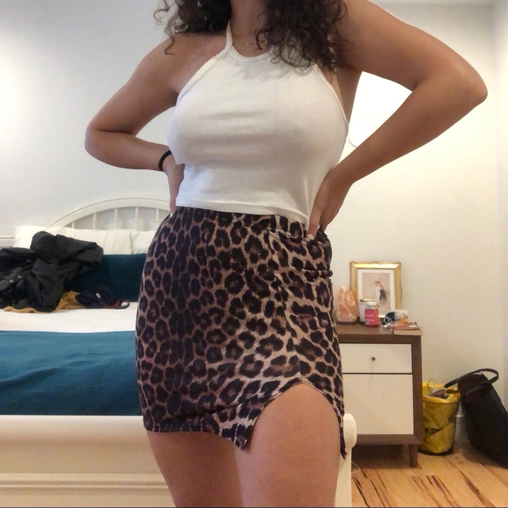 Cheetah pencil skirt